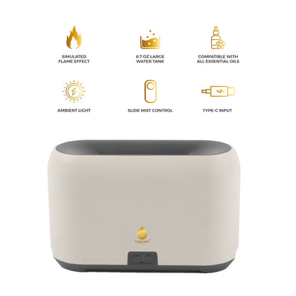 Essential Oil FlameGlow Aromatherapy Diffuser