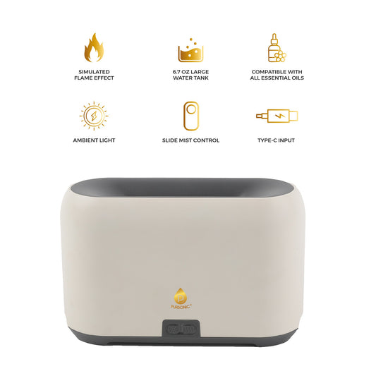 Essential Oil FlameGlow Aromatherapy Diffuser