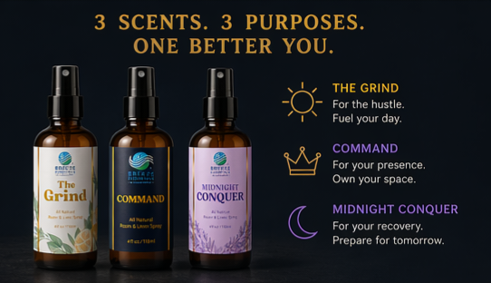 Command Room & Linen Spray -Masculine Home Fragrance , Air Freshener, Fabric Freshener, Car Spray, Room Freshener, Luxury Room Spray - 1oz Blend with Aromatherapy Essential Oils