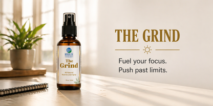 The Grind Room & Linen Spray 1oz -Active Odor Eliminator Spray, Furniture Deodorizer Spray & Bathroom Odor Eliminator for Home and office - Essential Oil Infused