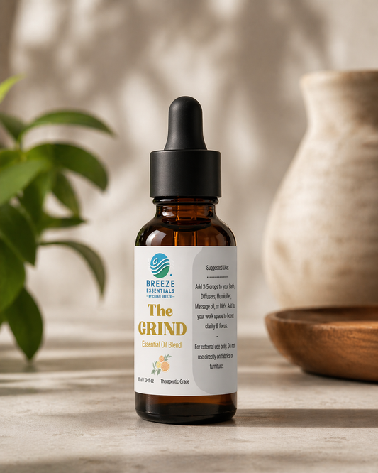 The Grind Citrus Essential Oil Blend Glass Dropper Bottle - 100% Pure and Natural - Essential Oils for Diffuser, Aromatherapy, Soap and Candle Making, 10ml Essential Oil