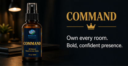Command Room & Linen spray 4oz - Masculine Home Fragrance , Air Freshener, Fabric Freshener, Car Spray, Room Freshener, Luxury Room Spray